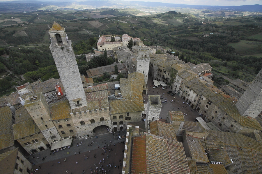 San Gimignano é uma cidade da região da Toscana que produz vinho Foto: Eduardo Andreassi