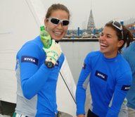 Fernanda e Isabel estão na Medal Race (foto: Divulgação)