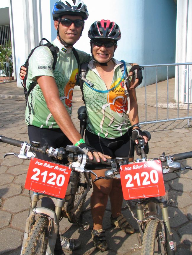 Márcio e Janice  limpos após a prova (foto: Lilian El Maerrawi/ www.webventure.com.br)