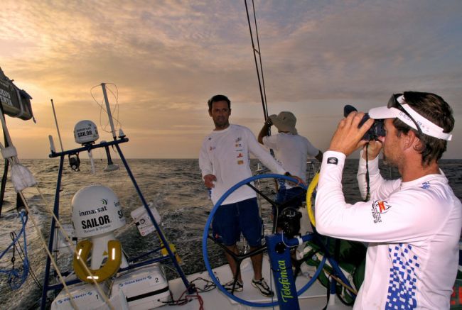 Chegada está próxima (foto: Divulgação/ Volvo Ocean Race)