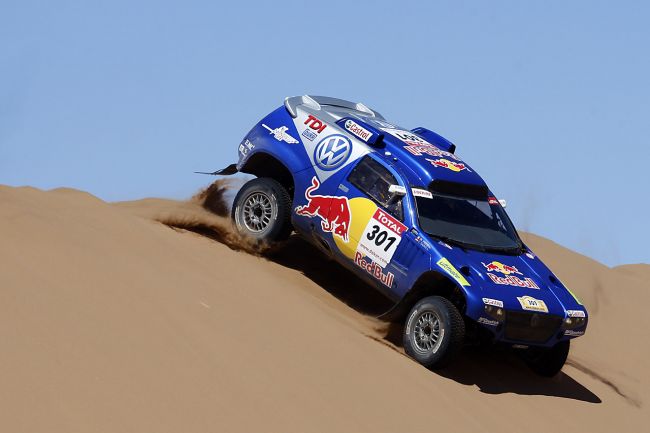 Sainz e Perin continuam líderes do Dakar (foto: André Chaco/ www.webventure.com.br)