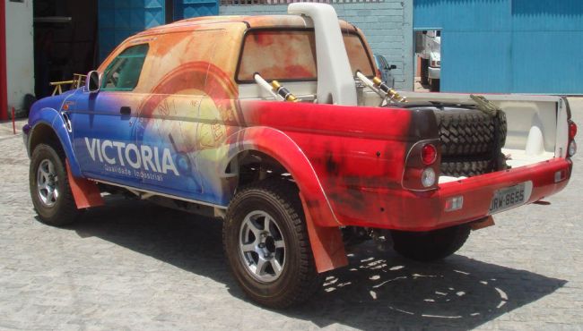 Carro da dupla pai e filho (foto: Divulgação)