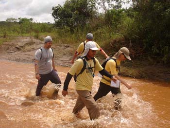 Prova teve travessia de rio (foto: Divulgação)