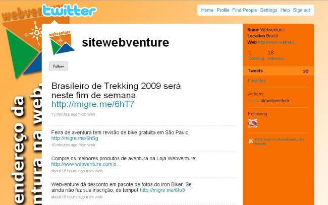 Twitter terá também bastidores das coberturas (foto: Reprodução)