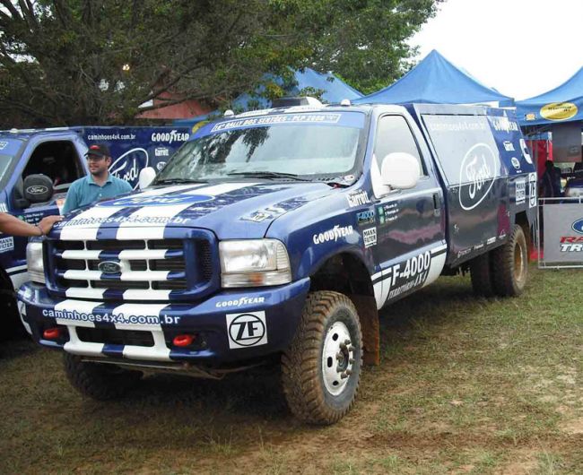 Caminhão da Ford Racing que será usado no Rally dos Amigos (foto: Divulgação)