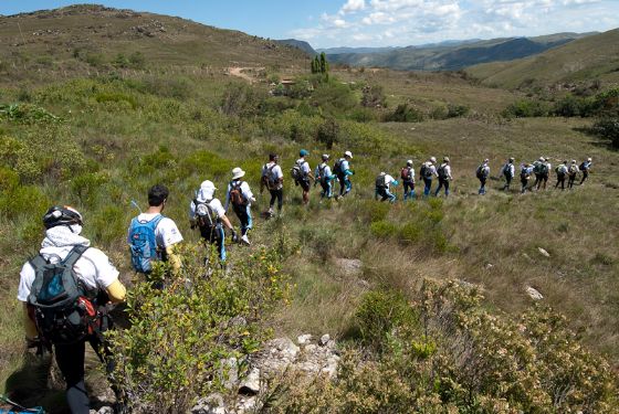 Equipes fizeram longos trekkings (foto: David Santos Jr)