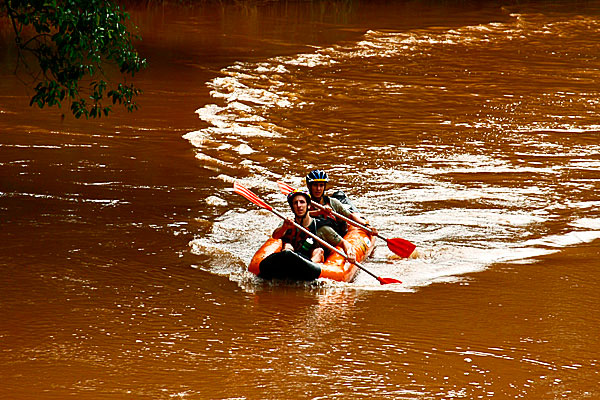 Canoagem é uma das modalidades da prova (foto: Murilo Mattos/ www.webventure.com.br)