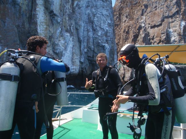 Aproveitando Galápagos (foto: Matias Eli/ Arquivo pessoal)