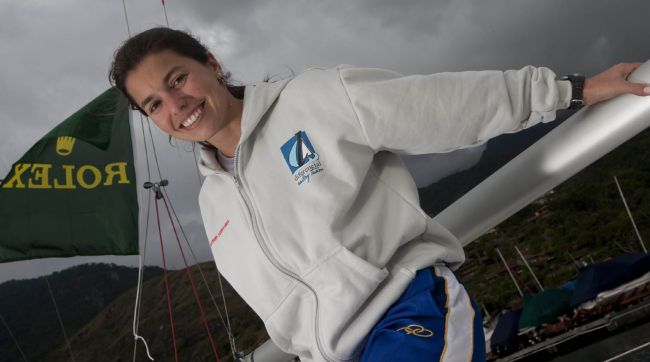 Fernanda confia em bons resultados com barco maior (foto: Divulgação/ Carlo Borlenghi)