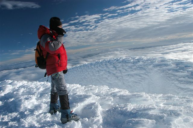 Cume do Cotopaxi (foto: Arquivo pessoal/ André Dib)