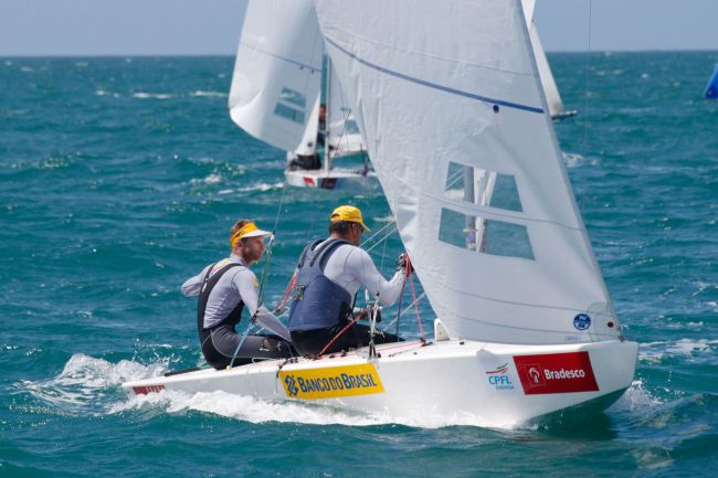 Robert Scheidt e Bruno Prada (Star) são os grandes nomes da Equipe Brasileira de Vela (foto: Divulgação/ Fred Hoffmann)