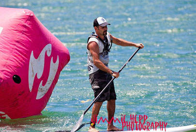 Claudio Chain durante a travessia (foto: Jimmie Hepp)