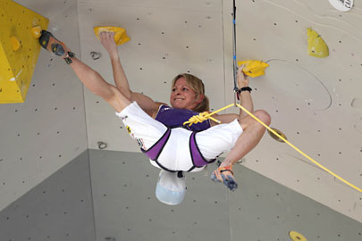 A austríaca Angela Eiter  que ficou em segundo nas classificatórias (foto: Divulgação do evento)