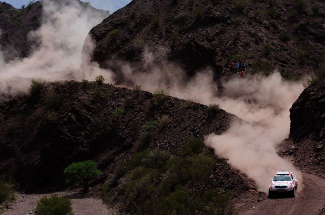 Carro de Giniel de Viliers  que ficou em terceiro hoje (foto: Marcelo Maragni / Redbull)