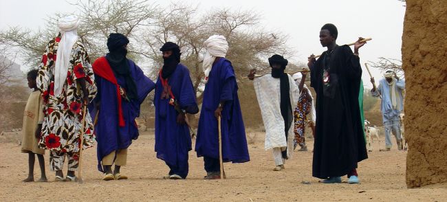 Os tuaregues  povo nômade da região (foto: Arquivo pessoal)