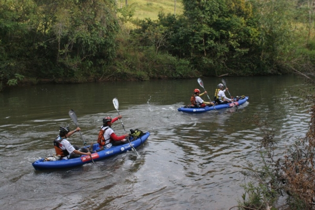 Canoagem foi tensa  como previsto (foto: Alexandre Cappi)