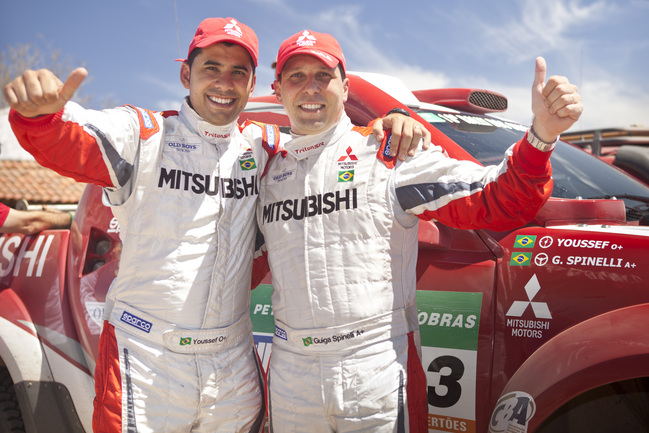 Youssef e Guiga foram campeões do Sertões 2010 (foto: Stefan Susemihl)