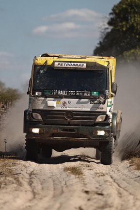 André Azevedo superou os caminhões mais leves (foto: Gabriel Barbosa)