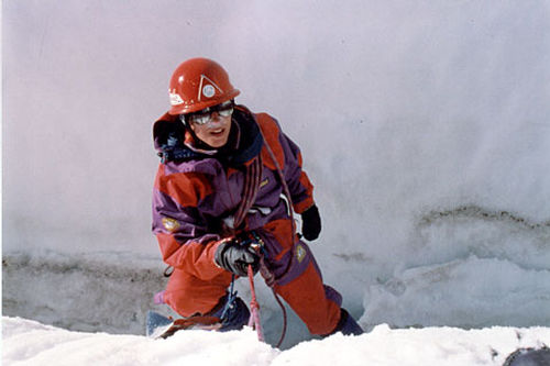 O sonho do escalador em gelo é a Antártica. (foto: Arquivo pessoal)