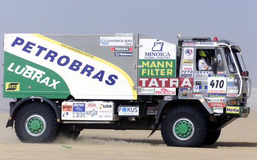 O caminhão Tatra de André Azevedo. Ele foi o 4º mais rápido hoje. (foto: Ricardo Ribeiro / VipComm)