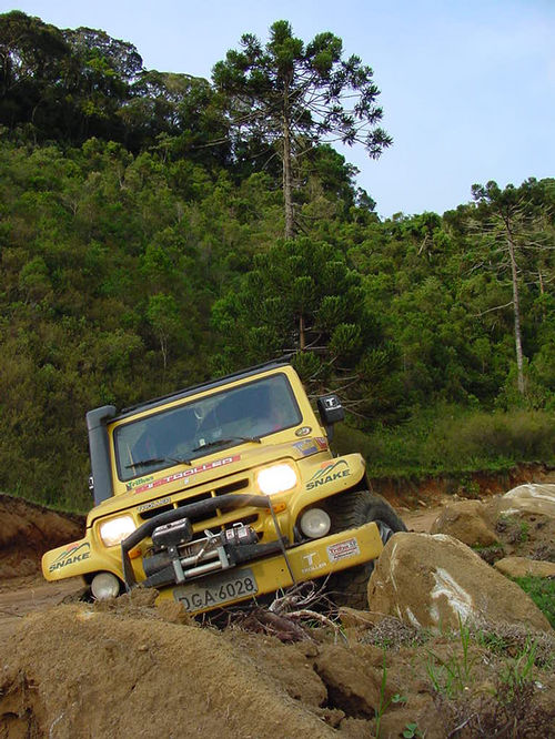 A travessia deve ser realizada por veículo 4x4 e piloto experiente. (foto: Jurandir Lima)