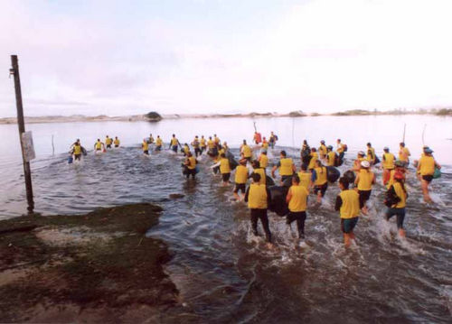 Largada de uma das etapas do Sul Brasilis. (foto: Divulgação)