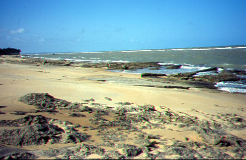 Tribo Barra Velha: trecho de areia mais díficil. (foto: Arquivo pessoal)