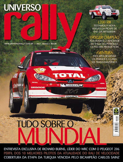 Capa da revista Universo Rally  número 2. (foto: Divulgação)