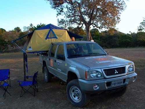 Acampamento da Expedition em Pirenópolis. (foto: Bob Wollheim/www.webventure.com.br)