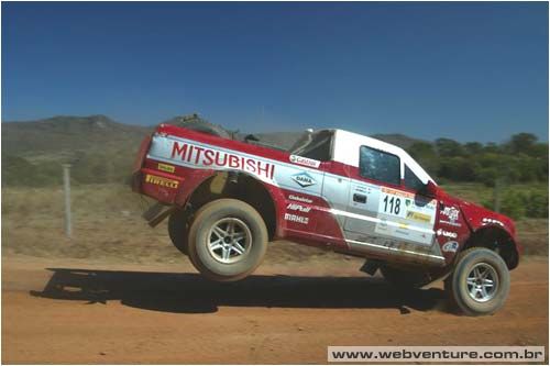 Dupla da equipe Mitsubishi Racing foi a mais rápida na 3º etapa (foto: André Chaco)