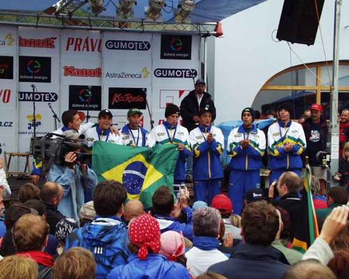 Com bronze  pela primeira vez o Brasil conquistou lugar no pódio. (foto: www.kanoe.cz)