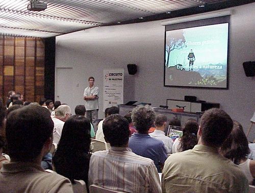 Fábio alertou que a  ética ambiental não pode ser deixada de lado. (foto: Luciana de Oliveira / Webventure)