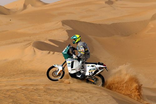 Jean Azevedo no Dakar 2003 (foto: Maindru / VipComm)