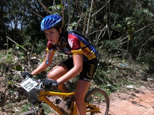 Gabriela em ação em Campos do Jordão (SP). (foto: Arquivo pessoal)