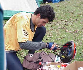 Victor Lopes  capitão da Lontra Radical  durante o Reebok Ecomotion; nome veio da preocupação da extinção de animais. (foto: Arquivo Webventure)