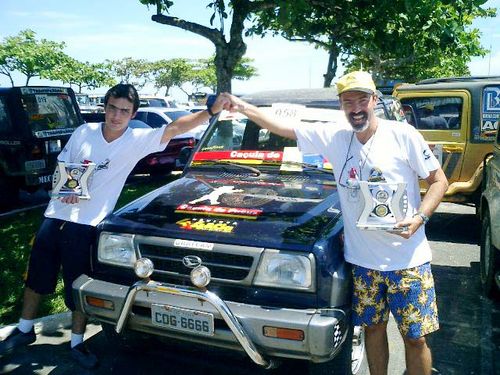 A dupla Luciano (dir) e Guilherme. (foto: Arquivo pessoal)