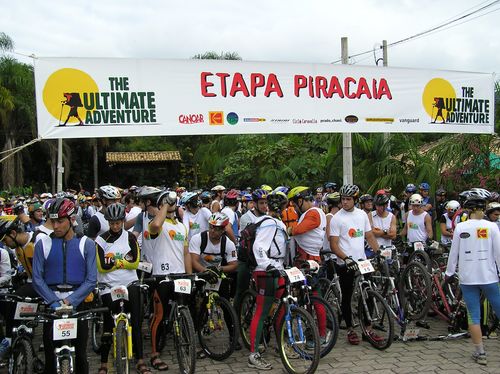 Largada da última etapa  realizada em Piracaia (SP). (foto: Divulgação.)