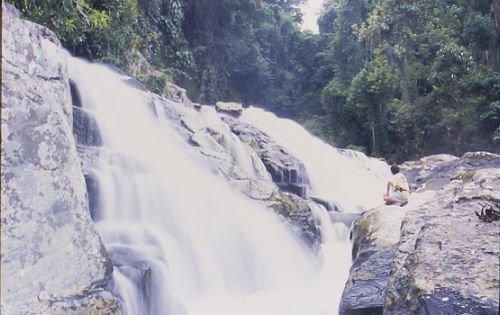 Queda da cachoeira da usina. (foto: Arquivo pessoal.)