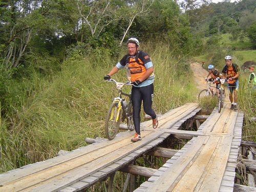 Trecho de bike da competição. (foto: Divulgação)