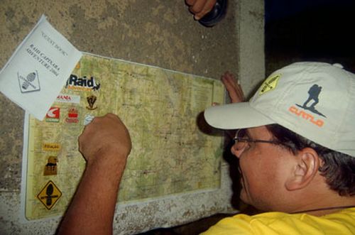 Mapa do percurso: foram 55 km de prova. (foto: Divulgação)