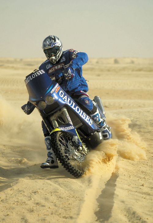 Richard Sainct no Rally Paris-Dakar. (foto: Divulgação Equipe Gauloises)