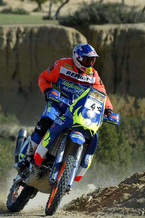 Juan Roma: de moto para carro no Dakar 2005 (foto: Divulgação/ Repsol)