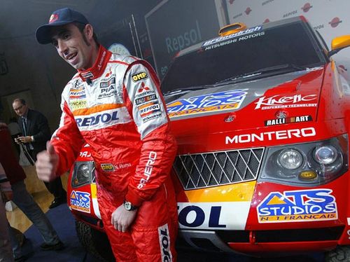 Nani Roma com a Pajero Montero (foto: Divulgação)