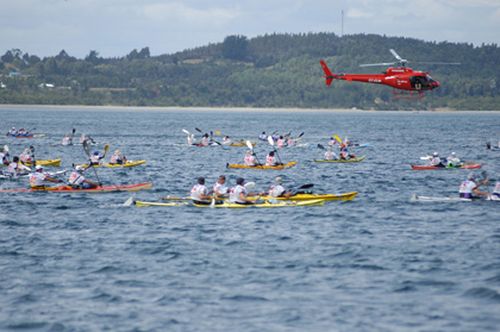 1ª Copa São Paulo de Canoagem Oceânica aconteceu no último domingo (08) (foto: Divulgação)