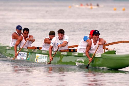 Canoa da equipe Tribo Q Pira  de Sebastião Cuattrin. (foto: Divulgação)