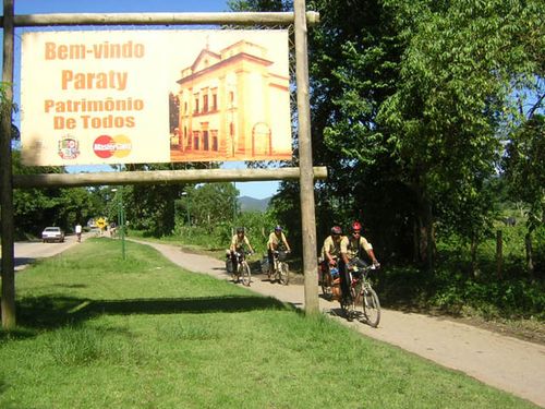 Chegada a Parati (RJ). (foto: Divulgação)