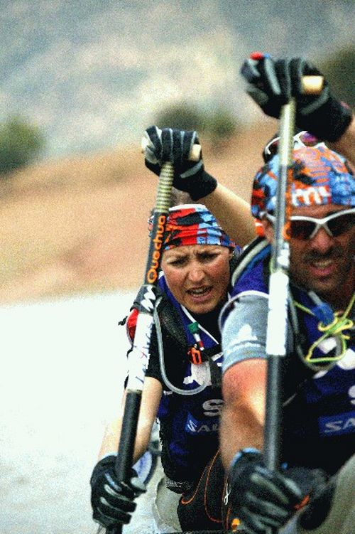 Helene Rochas  da Lês Arcs Quéchua  também está fora das corridas em 2005. (foto: Divulgação)