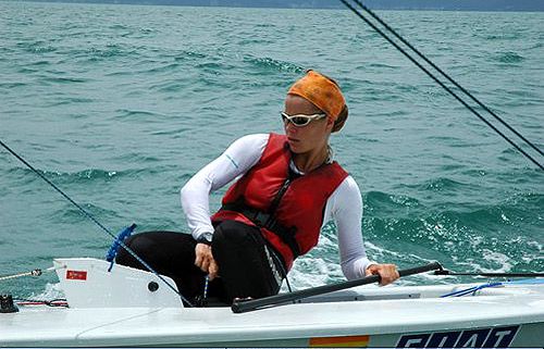 Adriana no Campeonato Brasileiro em Ilhabela (foto: Tomas Scheidt)