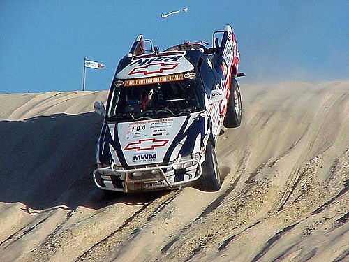 A S10 campeã do Rally dos Sertões em 2000 (foto: André Chaco/ www.webventue.com.br)