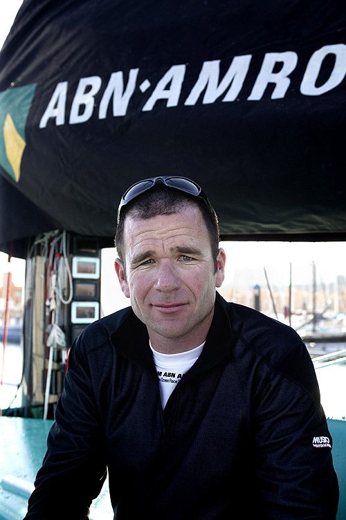 O skipper Mike Sanderson (foto: Divulgação/ Team ABN AMRO)